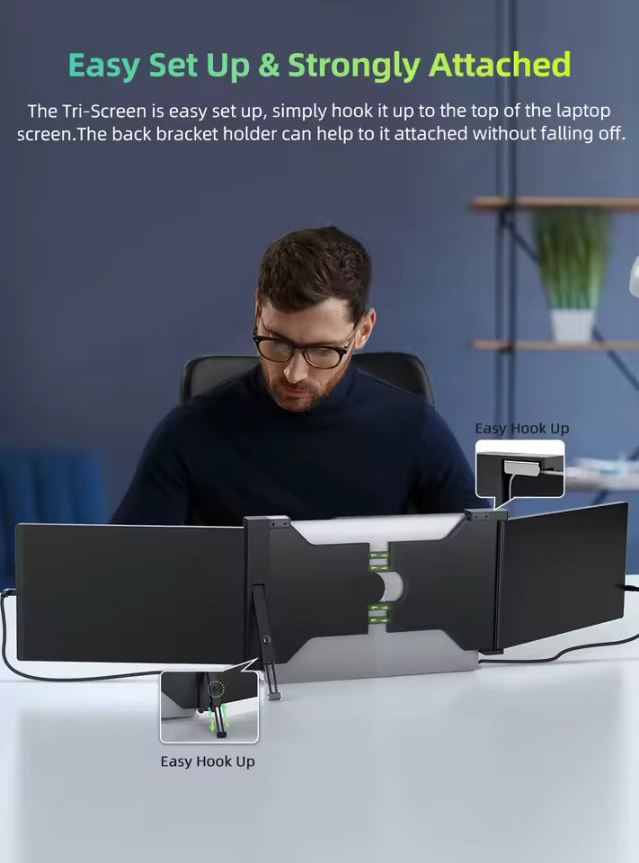 Tragbarer Monitor - Zwei zusätzliche Bildschirme